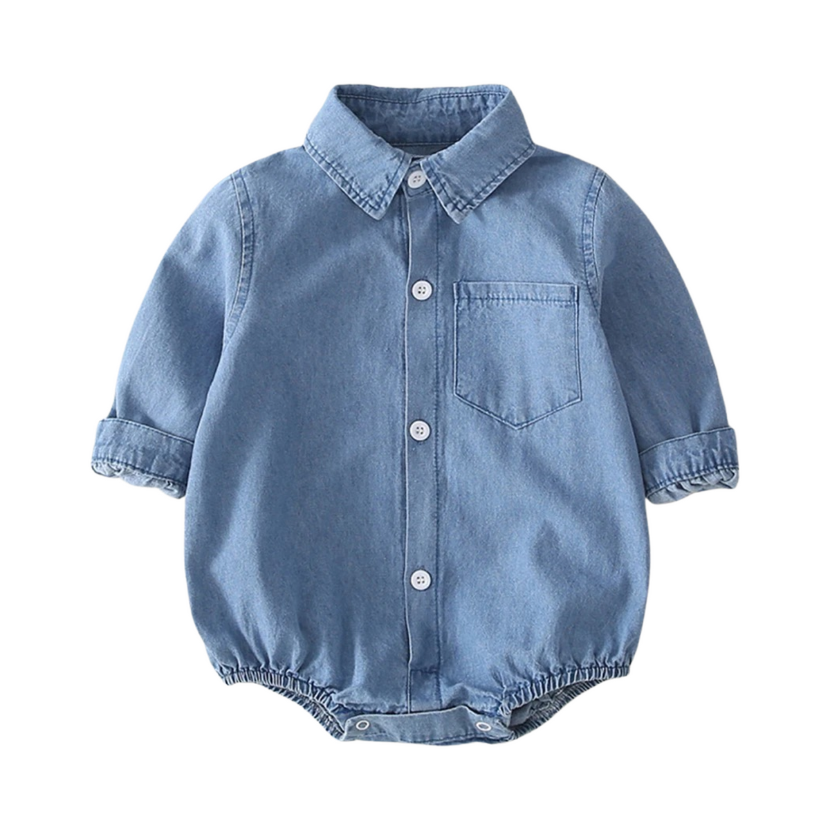 Little Explorer Denim Romper